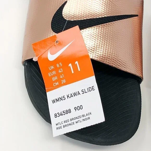 Nike Women's Kawa Slide Bronze, Size 11 - Picture 7 of 8